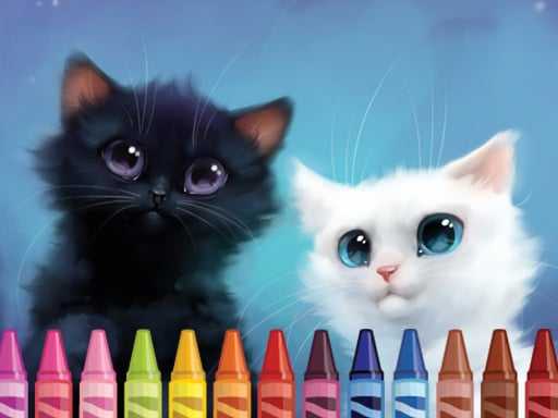 4GameGround   Kittens Coloring