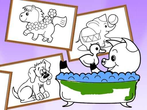 Cartoon Coloring for Kids   Animals