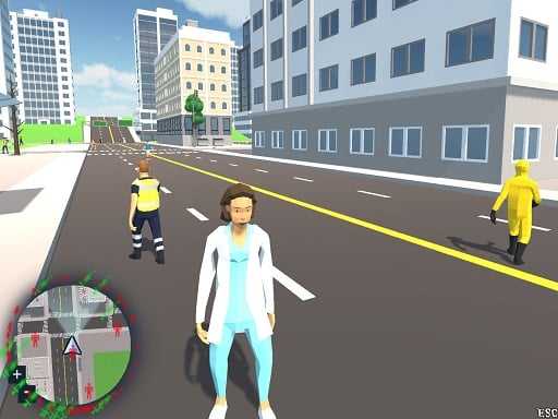 Corona Virus Crazy Doctor Simulator