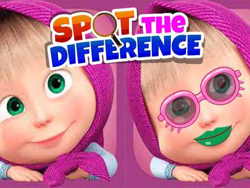 find differences   Masha and bear