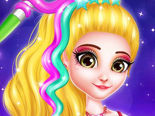 Hair Saloon Color by Number   Girls Fashion Games