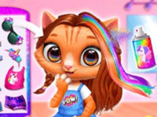 Kitty Animal Hair Salon   Fashion Hair Stylist