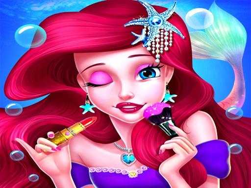 Mermaid Princess Makeup   Girl Fashion Salon