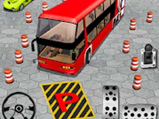 Modern Bus Parking   Bus