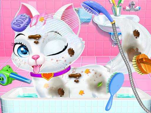 Pet Vet Care Wash Feed Animals   Animal Doctor Fun