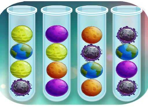 SORT THE BUBBLE   PUZZLE  GAME
