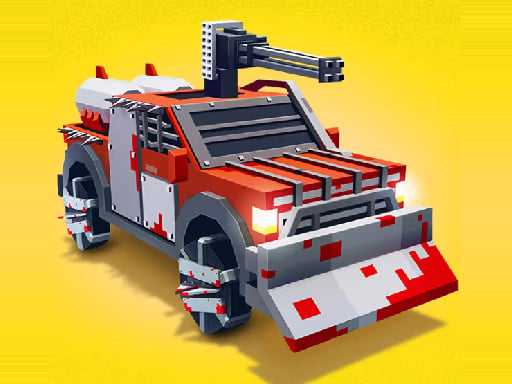 Zombie Derby Blocky Roads Online